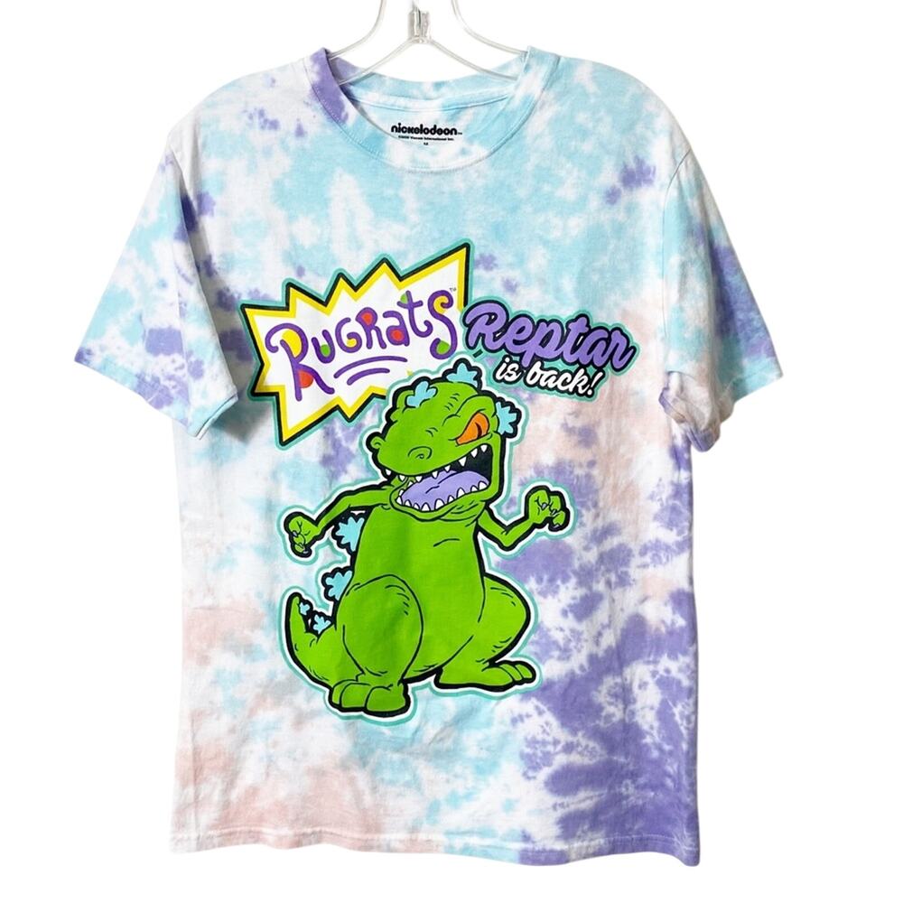 RUGRATS Reptar is Back Tie Dye Short Sleeve Medium Nickelodean T-Shirt